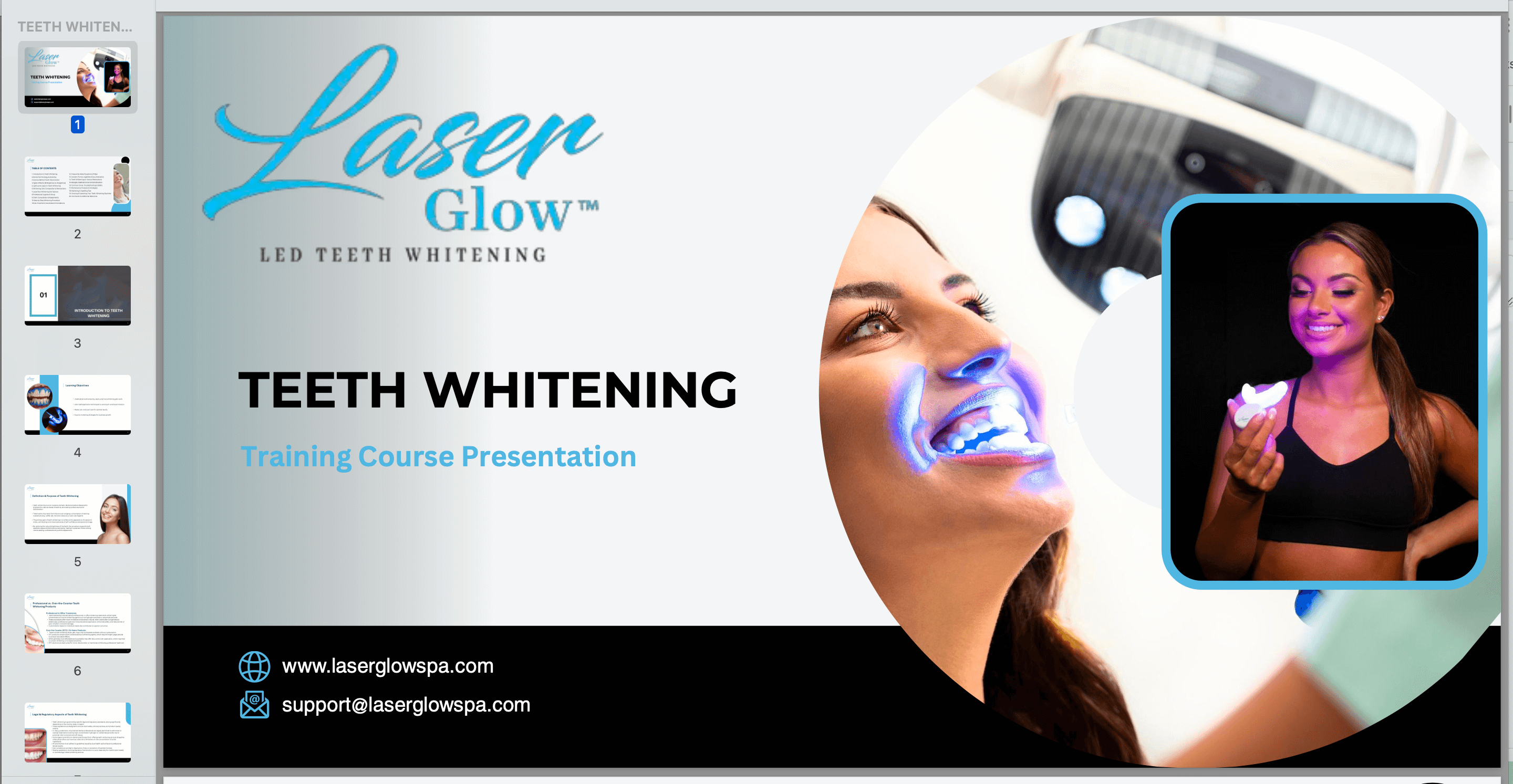 laserglow teeth whitening course online