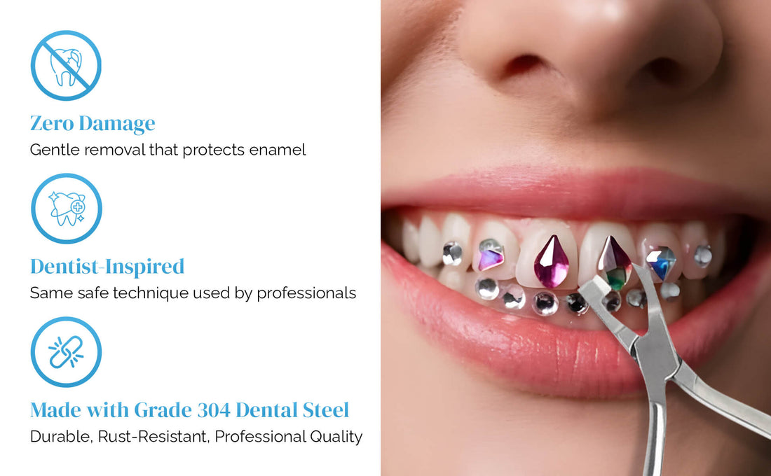 how to remove tooth gems