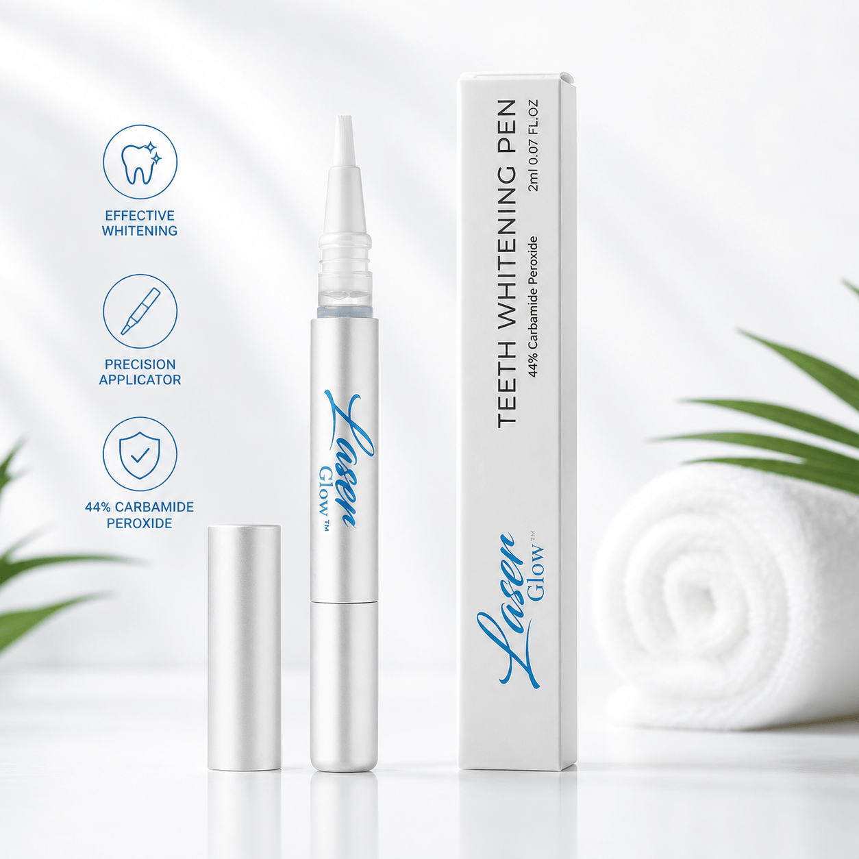 44% Carbamide Peroxide Whitening Pen | LaserGlow