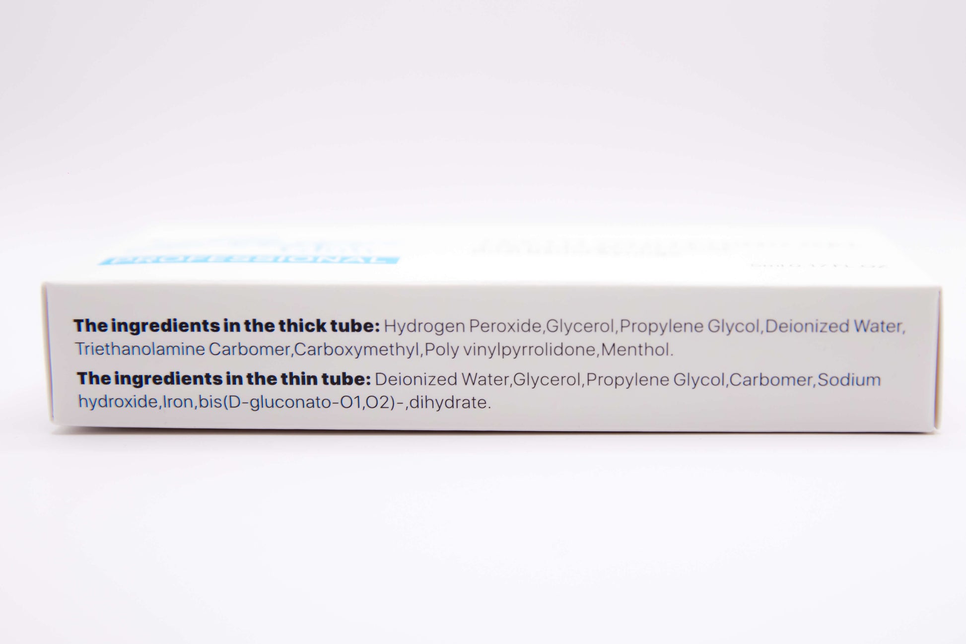 LaserGlow 44% Hydrogen Peroxide Whitening Gel in a dual barrel syringe, perfect for whitening.