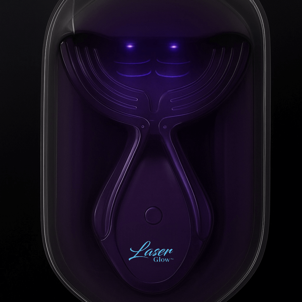 LaserGlow professional-grade UV sterilization case paired with teeth whitening kit for superior results