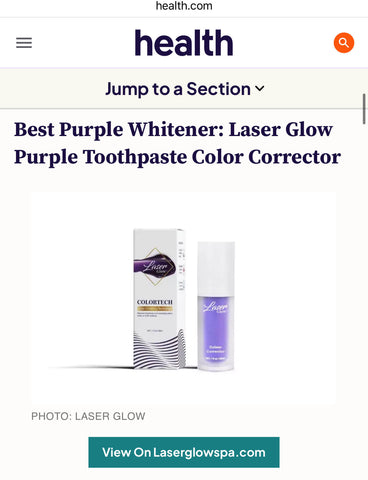 laserglow best purple toothpaste