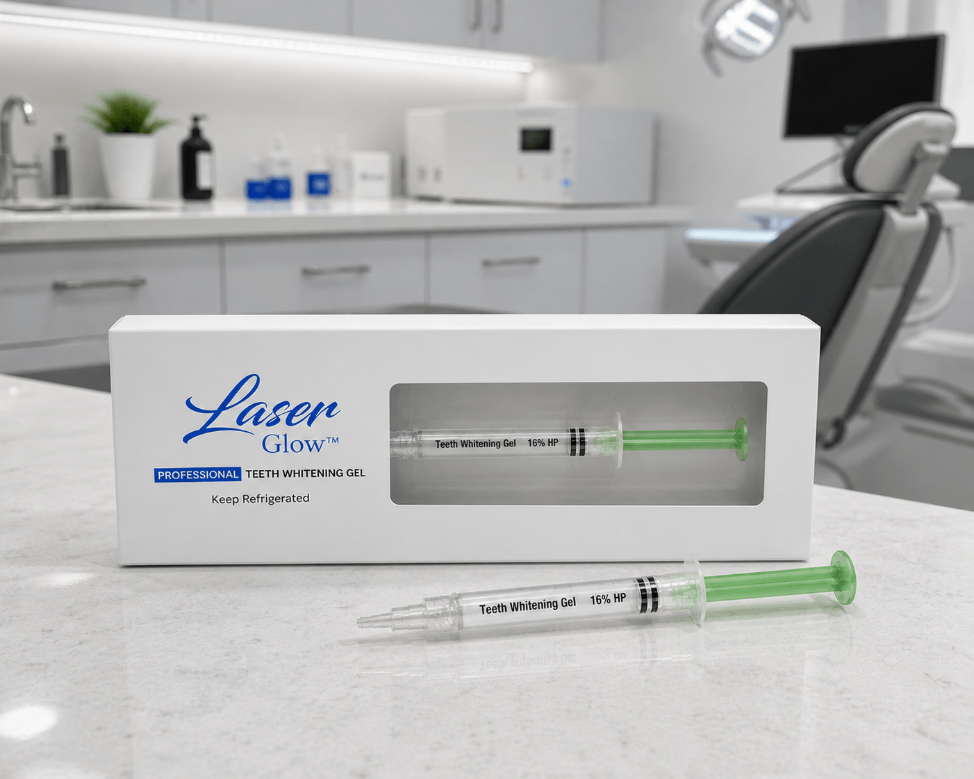 16% Hydrogen Peroxide Whitening Gel – Low Sensitivity | LaserGlow