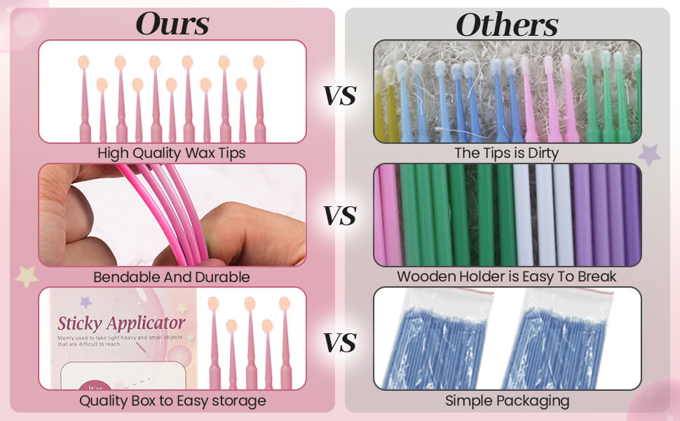 Closeup of the LaserGlow Tooth Gem Wax Applicator’s fine-tip wax end, designed for secure and precise tooth gem placement.