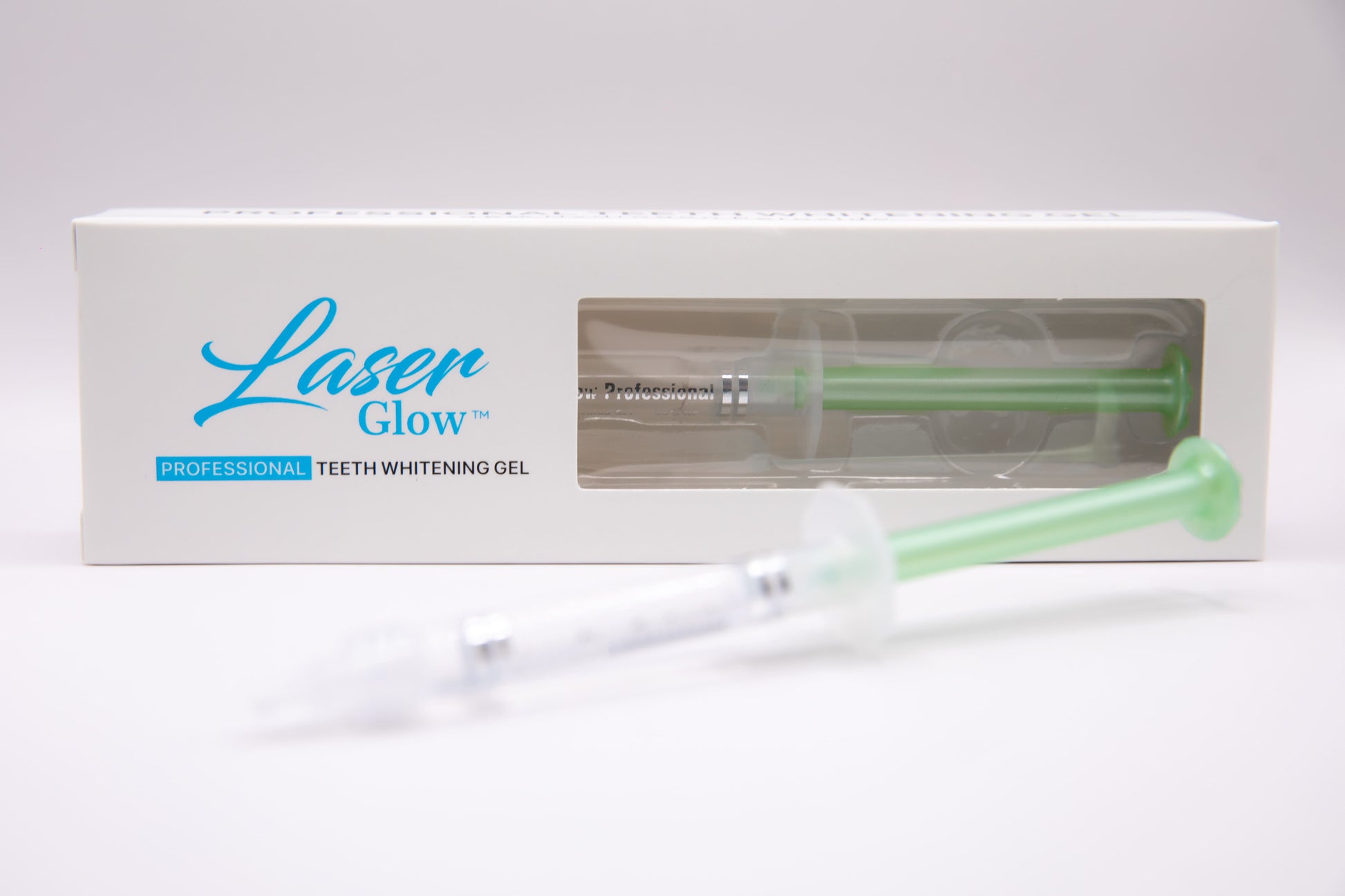 LaserGlow 35% Hydrogen Peroxide Teeth Whitening Gel, designed for professional dental use.
