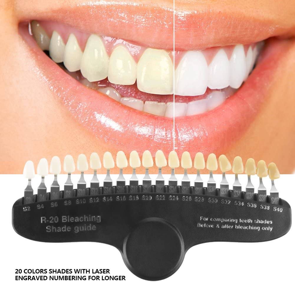 LaserGlow 3D Teeth Whitening Shade Guide helps measure and track teeth whitening results with professional precision.