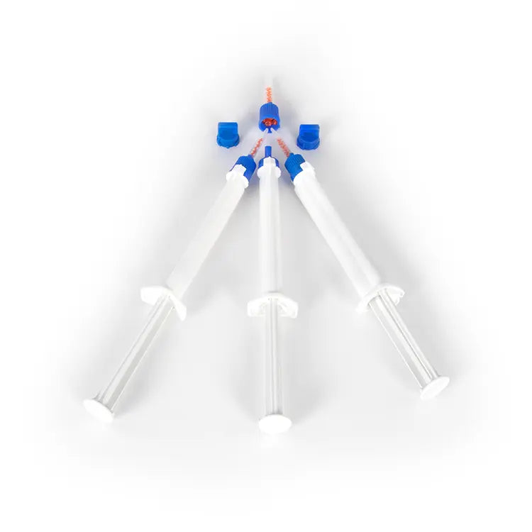 LaserGlow Automatic Mixing Tip providing precision and convenience for professionals and at-home teeth whitening users.