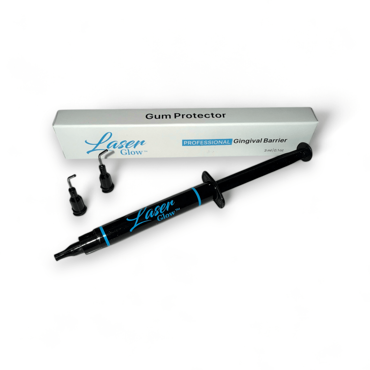 LaserGlow Gingival Barrier for professional gum protection during teeth whitening treatments.