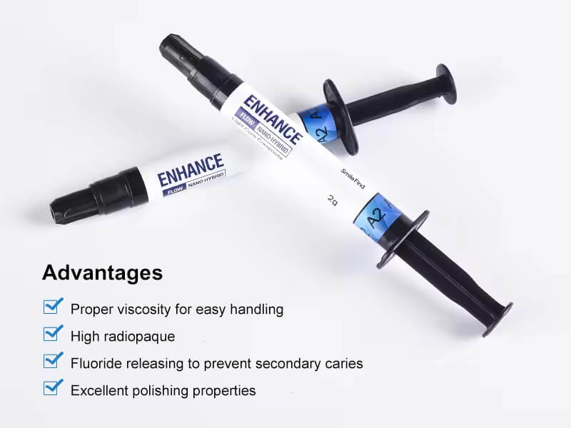 Nano Hybrid Composite Bond Flowable designed for secure, long-lasting, and precise tooth gem applications with a professional finish.