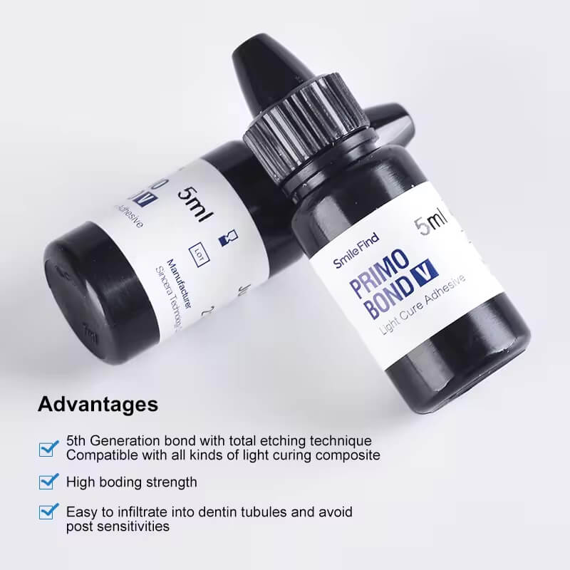 Primo Dental Bond offering professional-grade adhesion for secure, long-lasting tooth gem applications with precision and ease.
