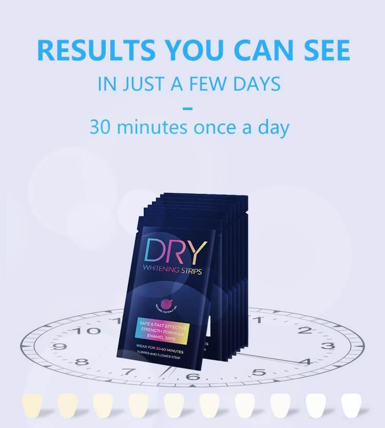 Gentle LaserGlow teeth whitening strips for safe and long-lasting whitening effects.