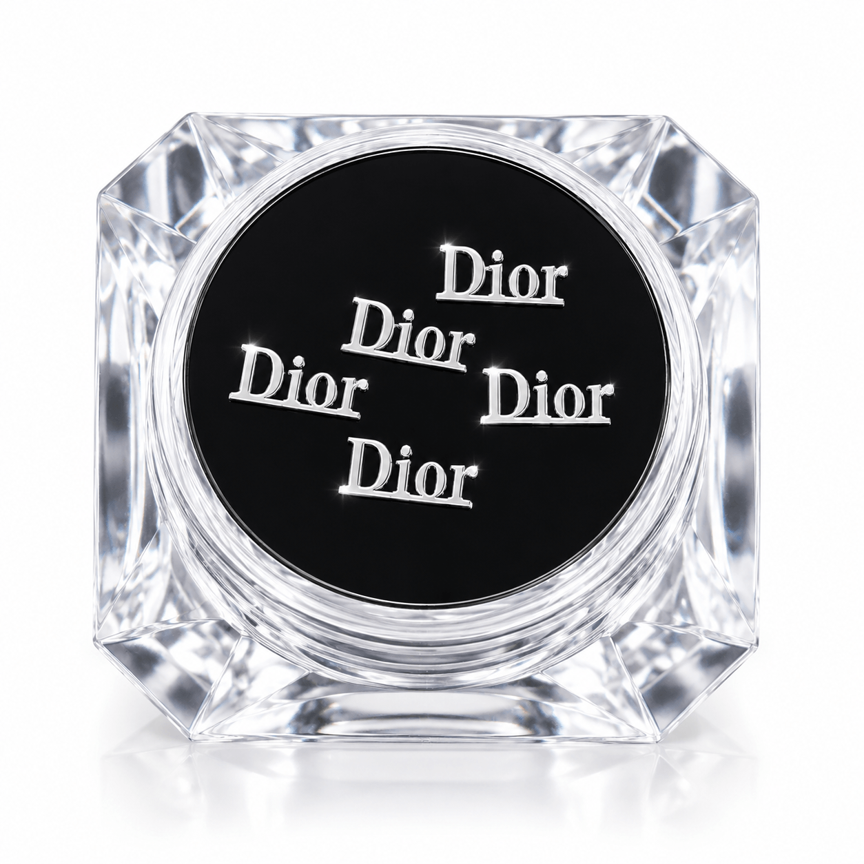 dior tooth gems in silver plated finish