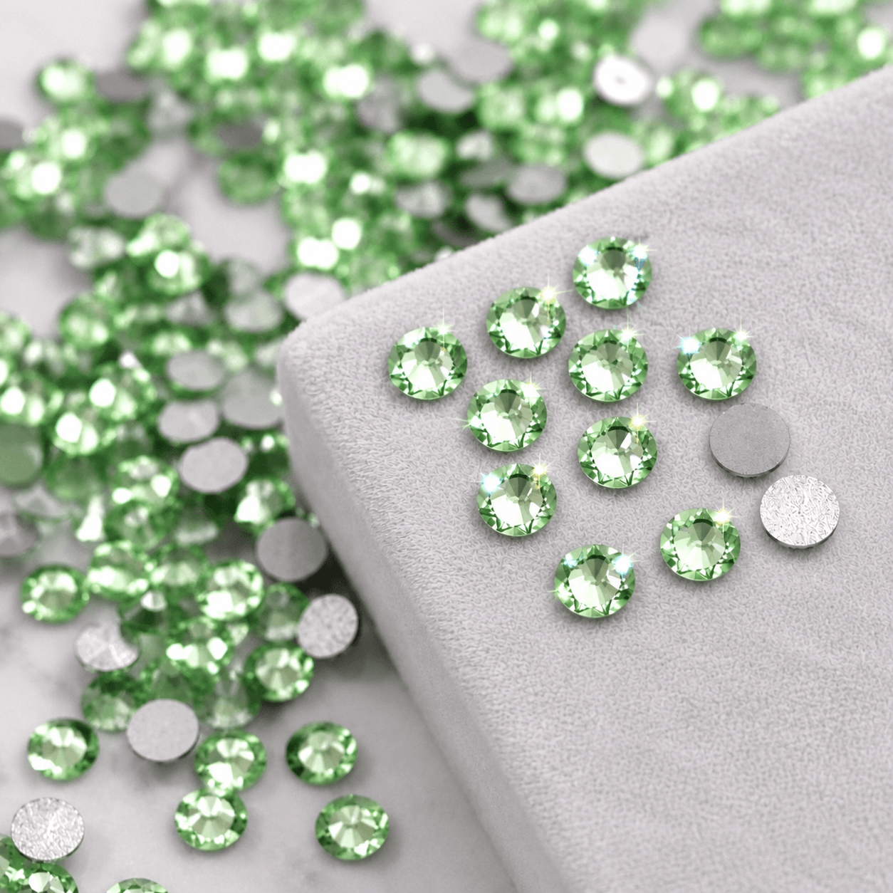 green tooth gems by laserglow for a high shine finish