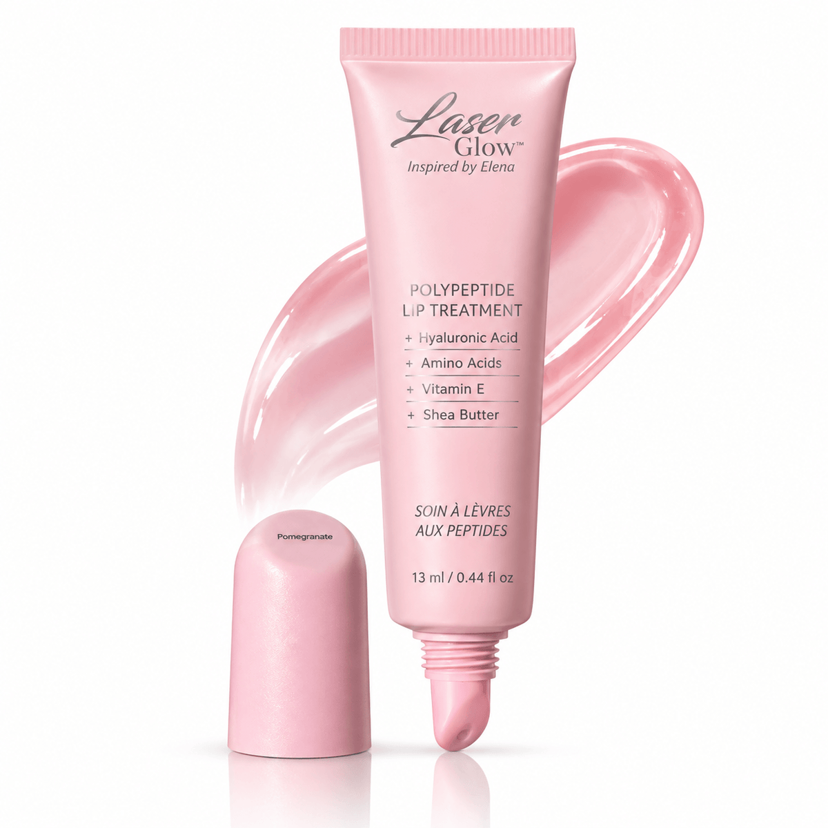 LaserGlow polypeptide lip oil with hyaluronic acid, amino acids, Vitamin E and shea butter