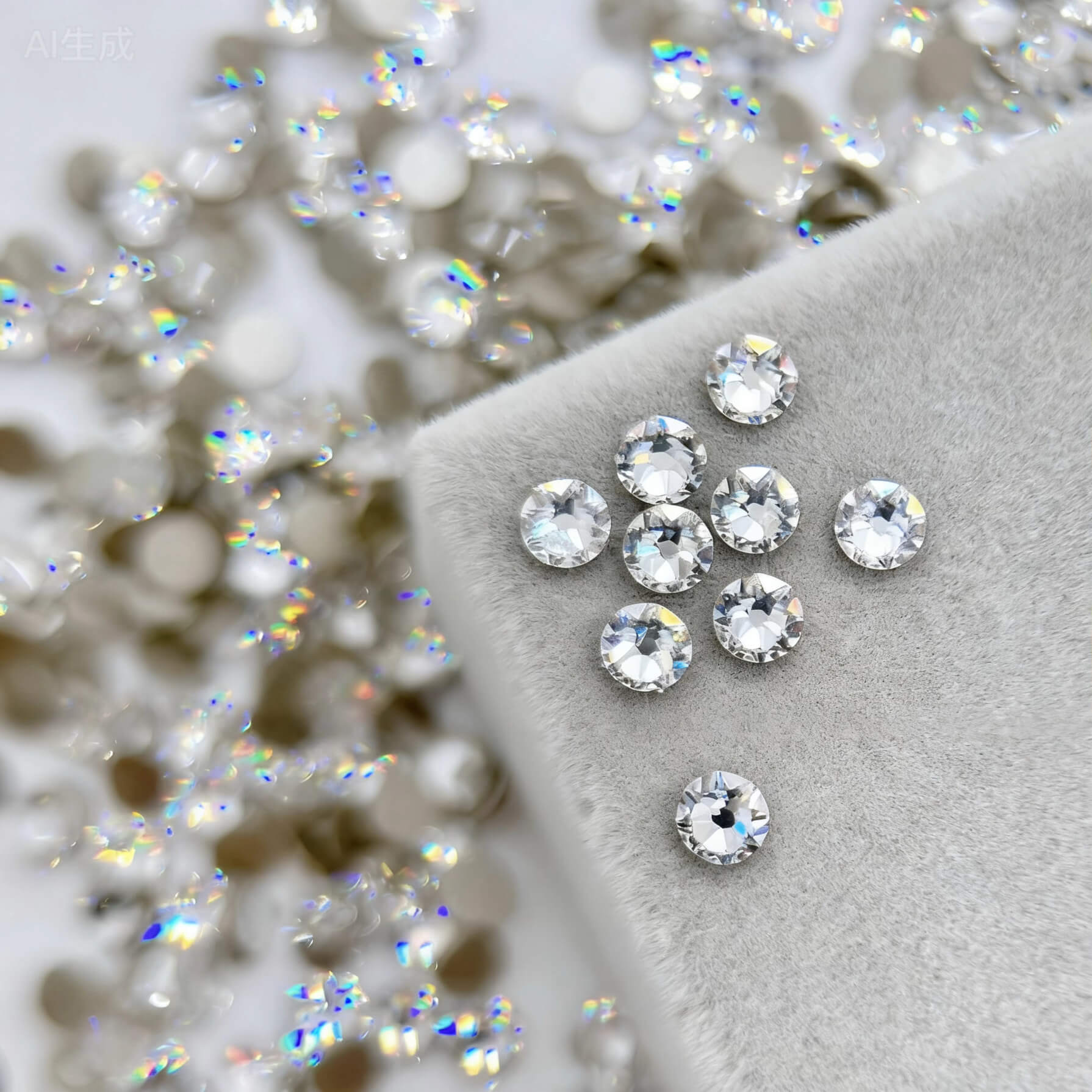 LaserGlow Swarovski high-shine tooth gems with premium crystal finish