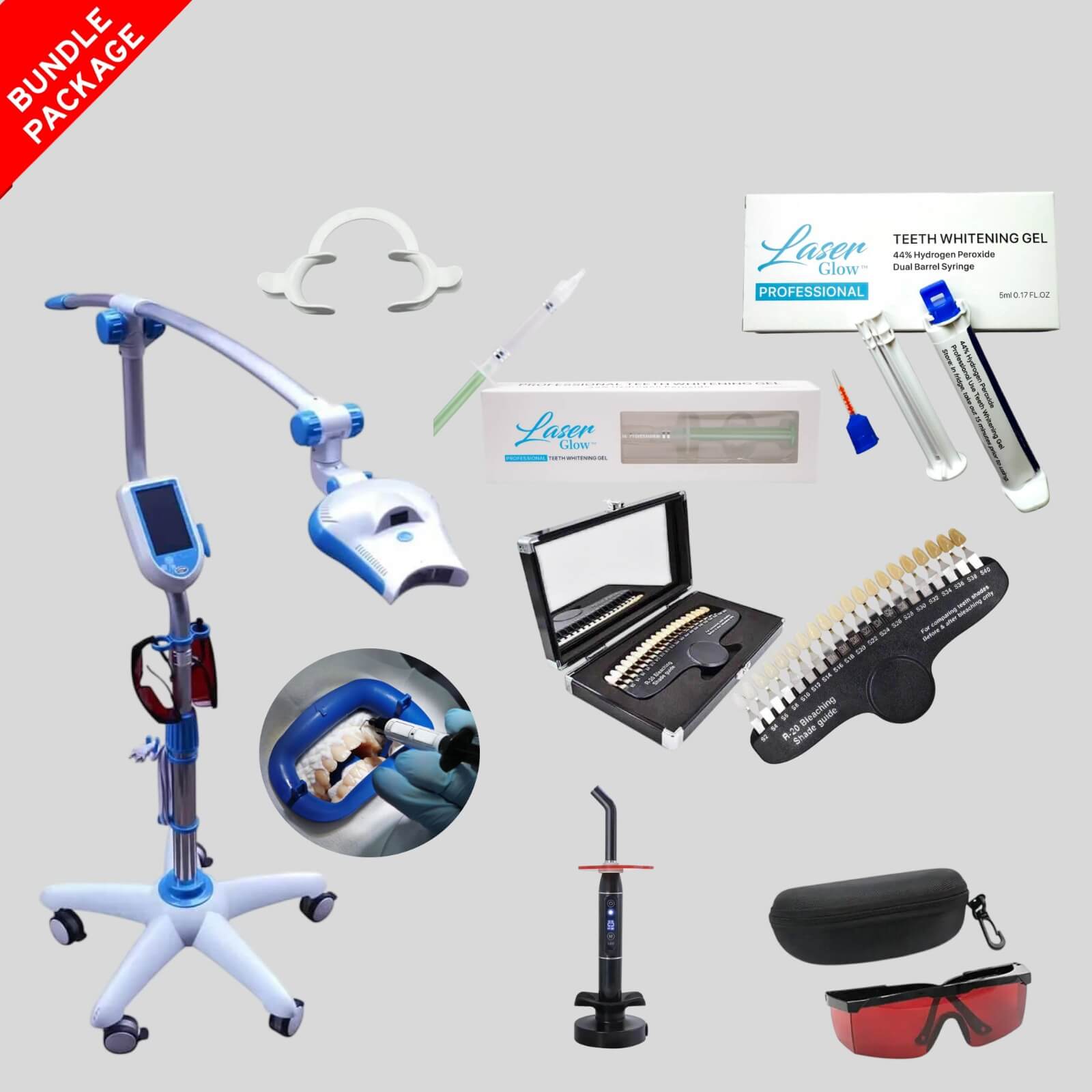 Professional Teeth Whitening Business Starter Kit – LED Machine, Gels & Supplies