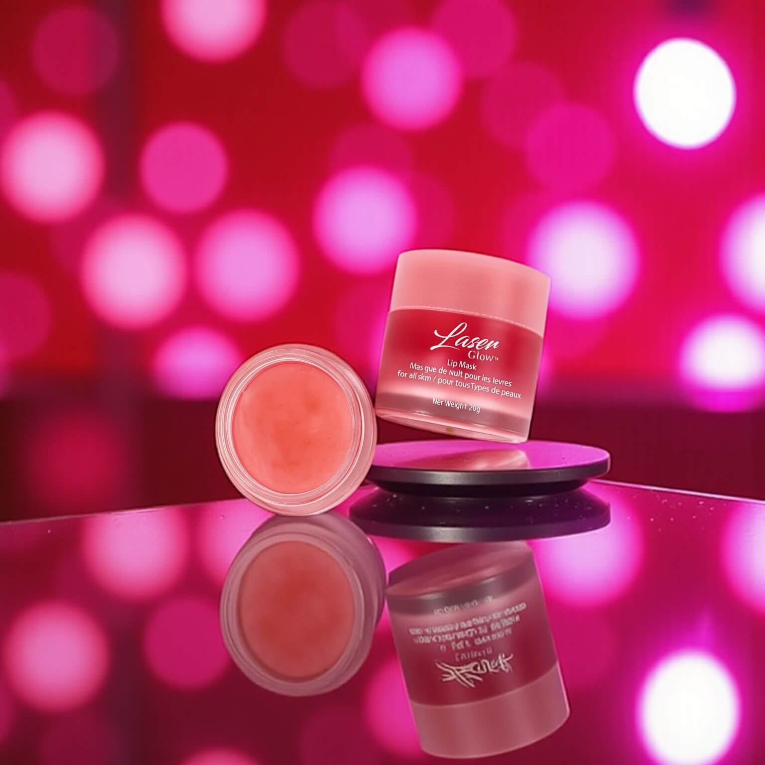 LaserGlow Strawberry Vitamin C Lip Sleeping + Day Mask