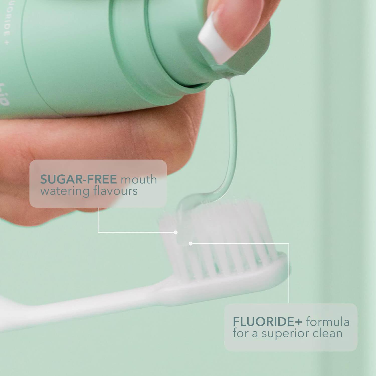 Delicious LaserGlow flavored toothpastes for fresh breath and brighter teeth.