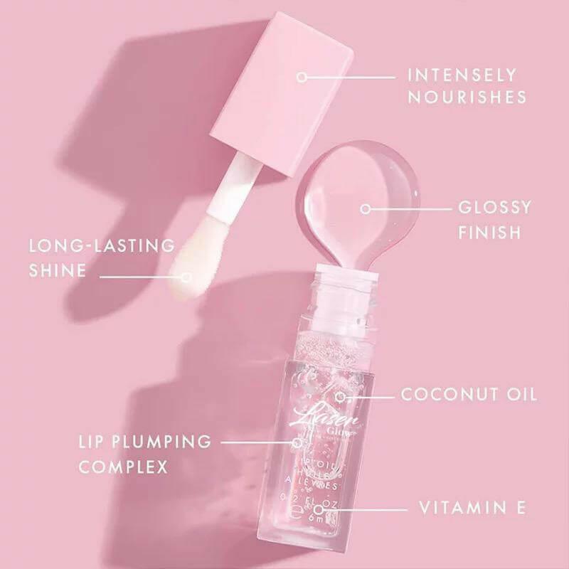 laserglow lip oil for smooth and shiny lips that shine
