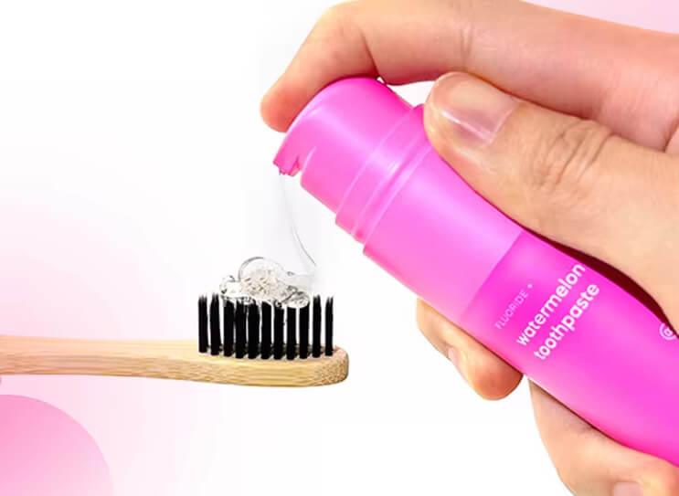 Teeth whitening and fresh breath with LaserGlow's variety of flavored toothpastes.