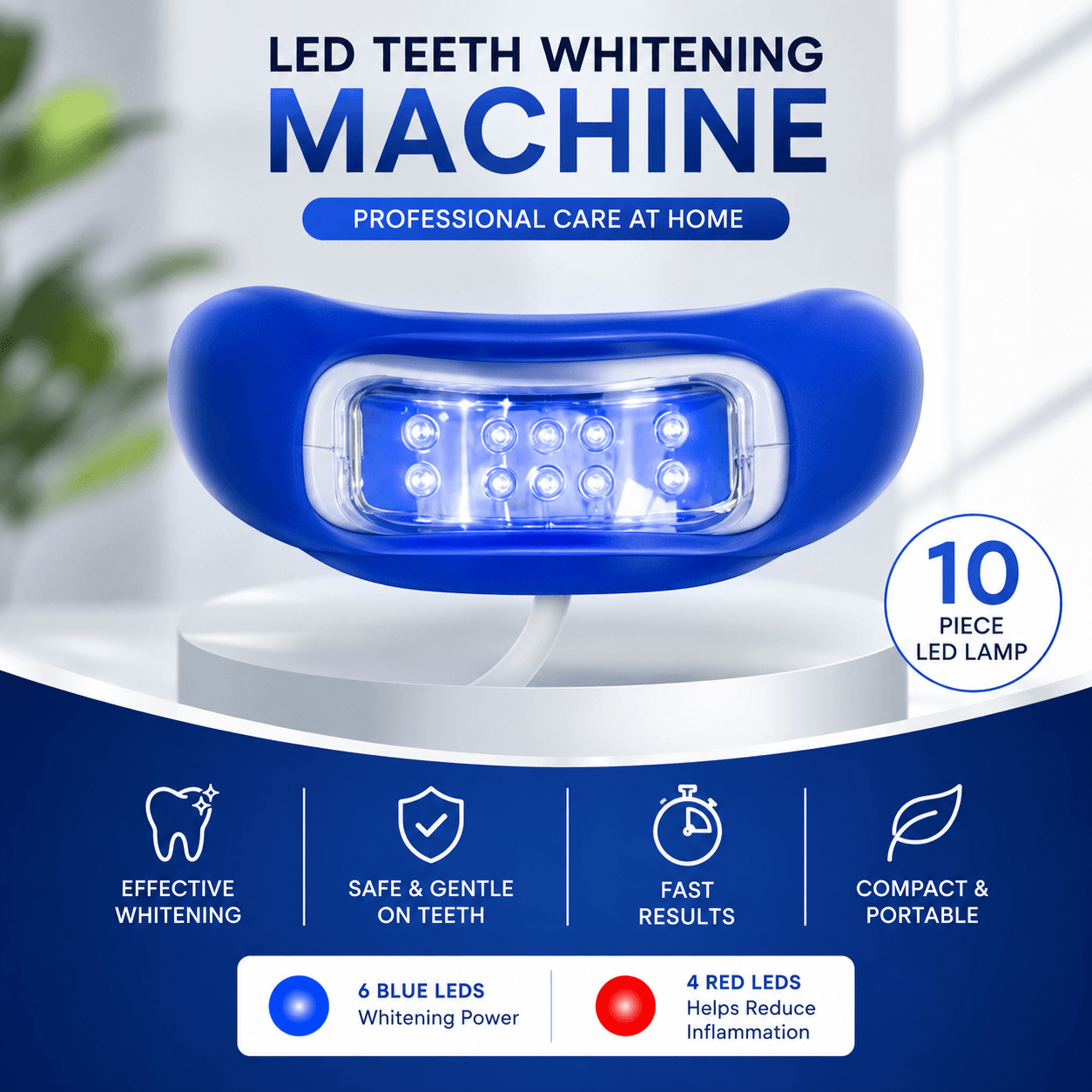 Entry-Level LED Teeth Whitening Machine — Pro Starter Lamp | LaserGlow