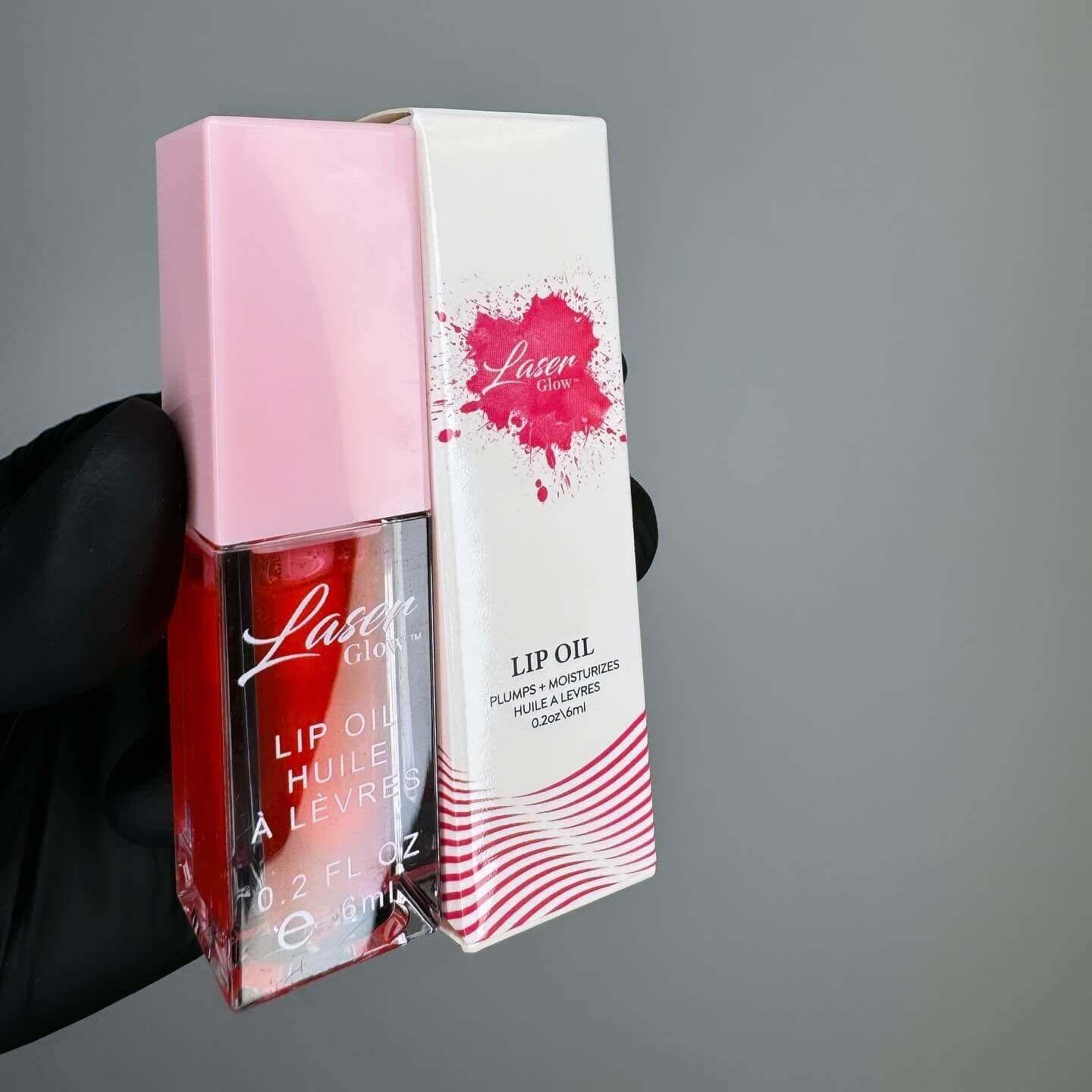 LaserGlow nourishing lip oil for long-lasting hydration and a natural shine