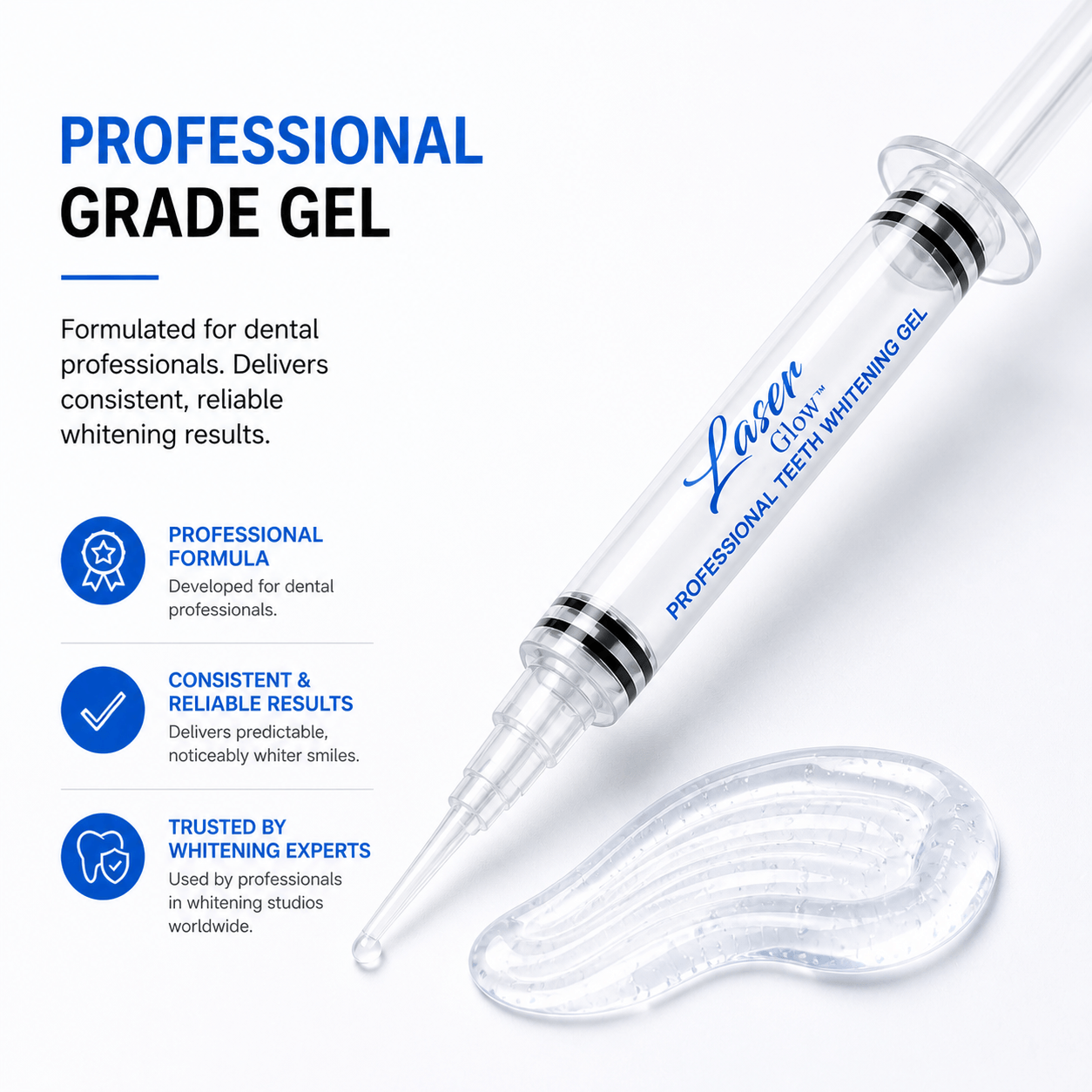 35% Hydrogen Peroxide Teeth Whitening Gel for Pros | LaserGlow