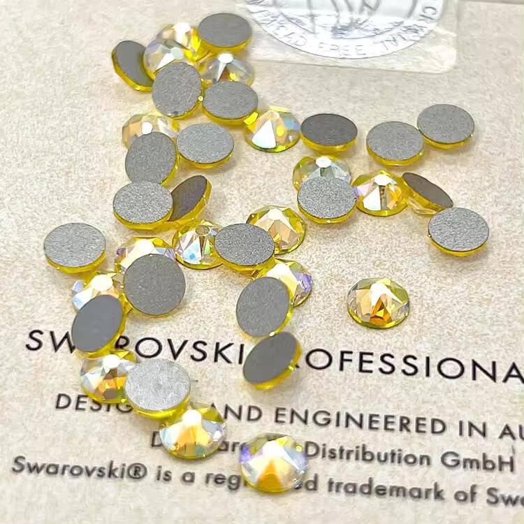 laserglow Swarovski yellow tooth gems